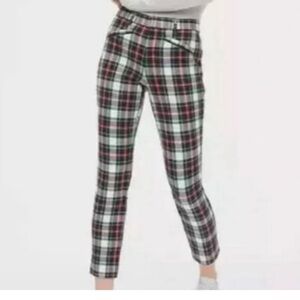 Gap Signature Skinny Ankle Stewart Dress Tartan/Plaid Pants Size‎ 6